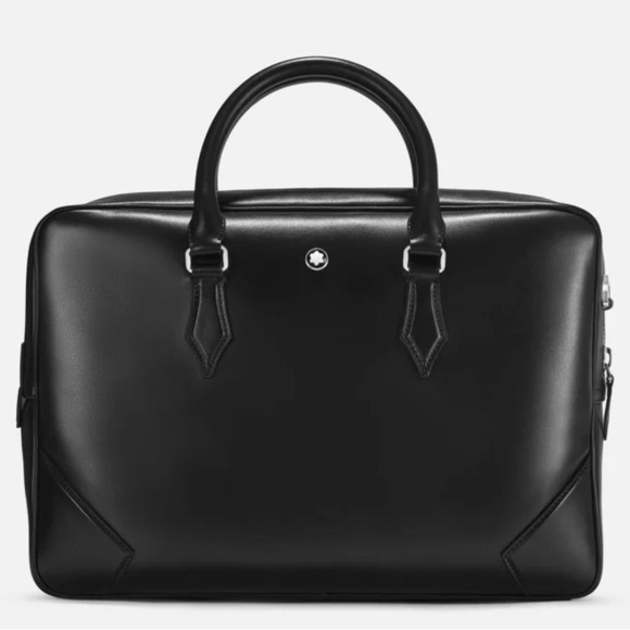 Montblanc MEISTERSTÜCK DOCUMENT CASE Black Leather - Picture 1 of 17